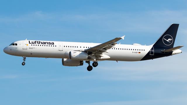 D-AISP:Airbus A321:Lufthansa